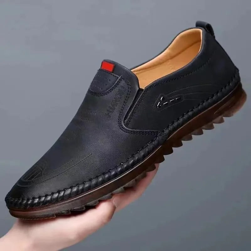 Bella Offerta | Mocassini slip-on in pelle da uomo