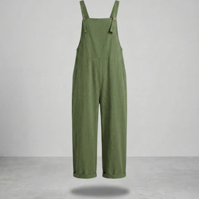 Gardaly Button-Front Casual Overalls Jumpsuit